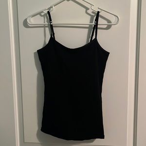 Black tank top